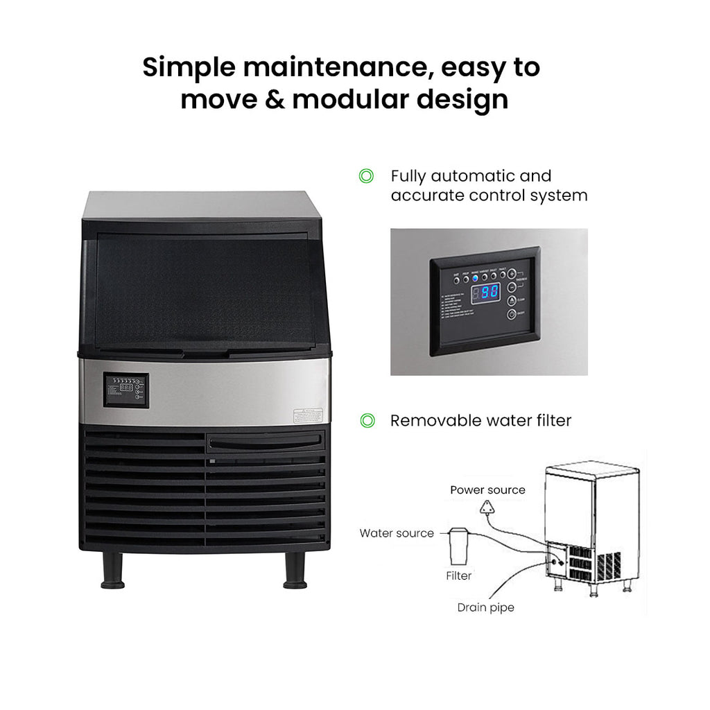 Blizzard SN-210P - Self-Contained Ice Maker 90kg/24hr - image 6