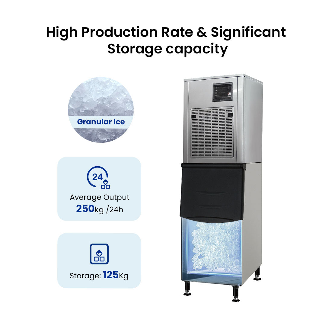 Blizzard SN-258F - Granular Ice Maker 250kg/24hr - image 4