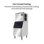 Blizzard SN-280C - Crescent Ice Maker with 200kg Bin 280kg/24hr - image 6