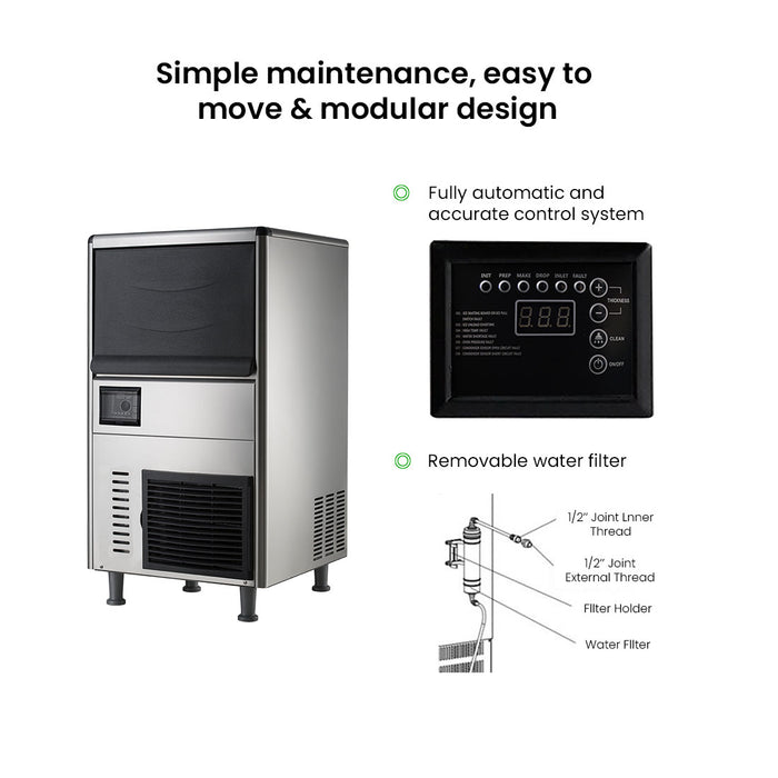 Blizzard SN-31A - Underbench Ice Maker 31kg/24hr - image 6