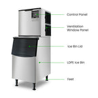 Blizzard SN-420P - Ice Cube Maker with 125kg Bin 189kg/24hr - image 3