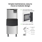 Blizzard SN-420P - Ice Cube Maker with 125kg Bin 189kg/24hr - image 6