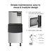 Blizzard SN-420P - Ice Cube Maker with 125kg Bin 189kg/24hr - image 6
