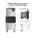 Blizzard SN-500P - Ice Cube Maker with 170kg Bin 225kg/24hr - image 6