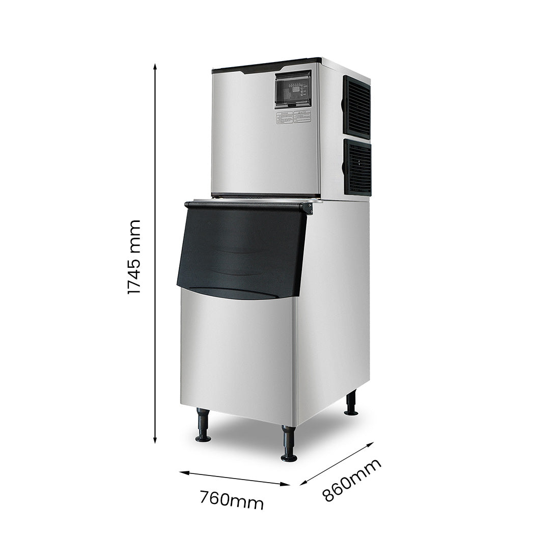 Blizzard SN-700P - Ice Cube Maker with 170kg Bin 315kg/24hr - image 2