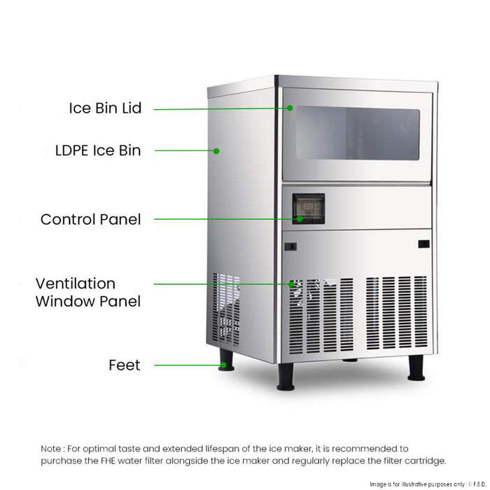 Blizzard SN-80C - Crescent Ice Maker 95kg/24hr - image 3