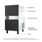 Blizzard SN-120P - Underbench Ice Maker 55kg/24hr - image 3