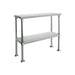 Modular Systems WBO2-1500 - Stainless Steel Double Tier Over-Shelf 1500 x 300mm
