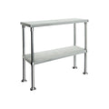 Modular Systems WBO2-1200 - Stainless Steel Double Tier Over-Shelf 1200 x 300mm