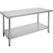 Modular Systems 1500-6-WB - Economic Stainless Steel Workbench with Undershelf 1500 x 600mm