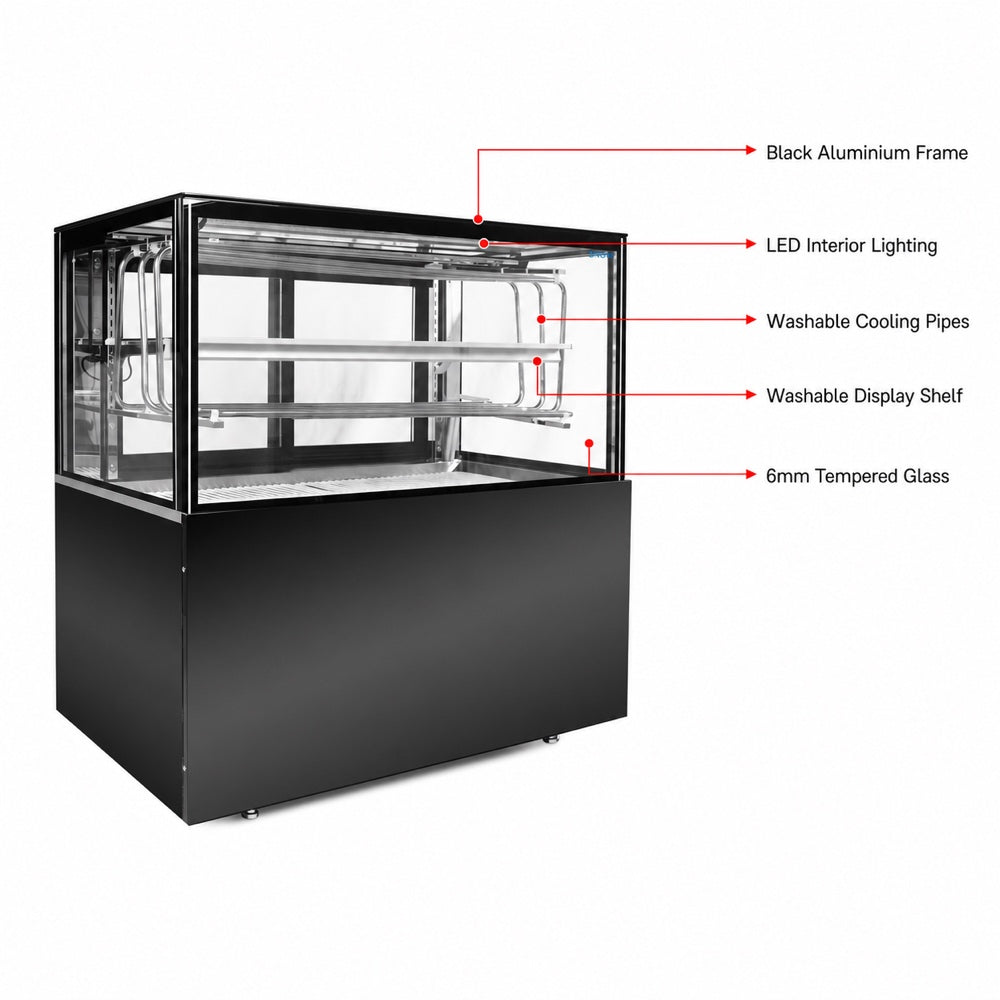 Bonvue FED SSD090-2XB - 900mm Static Cooling Sushi Display Fridge - image 3