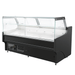 FED Thermaster ST15LK - Square Glass Deli Display Fridge Black 1580mm - image 3