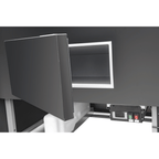 FED Thermaster ST20LK - Square Glass Deli Display Fridge Black 1955mm - image 5