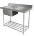 Simco WSS16120 - Dishwasher Inlet Bench with Single Sink 1200 x 600mm - image 6