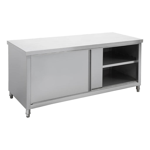 Modular Systems STHT6-1200-H - Stainless Steel Pass-Through Workbench Cabinet, Doors Both Sides 1200 x 600mm