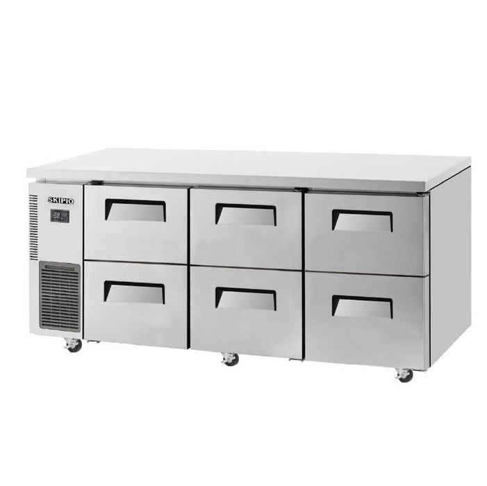 Skipio SUF18-2D-6 - Undercounter 2 Drawer Freezer - 1800mm