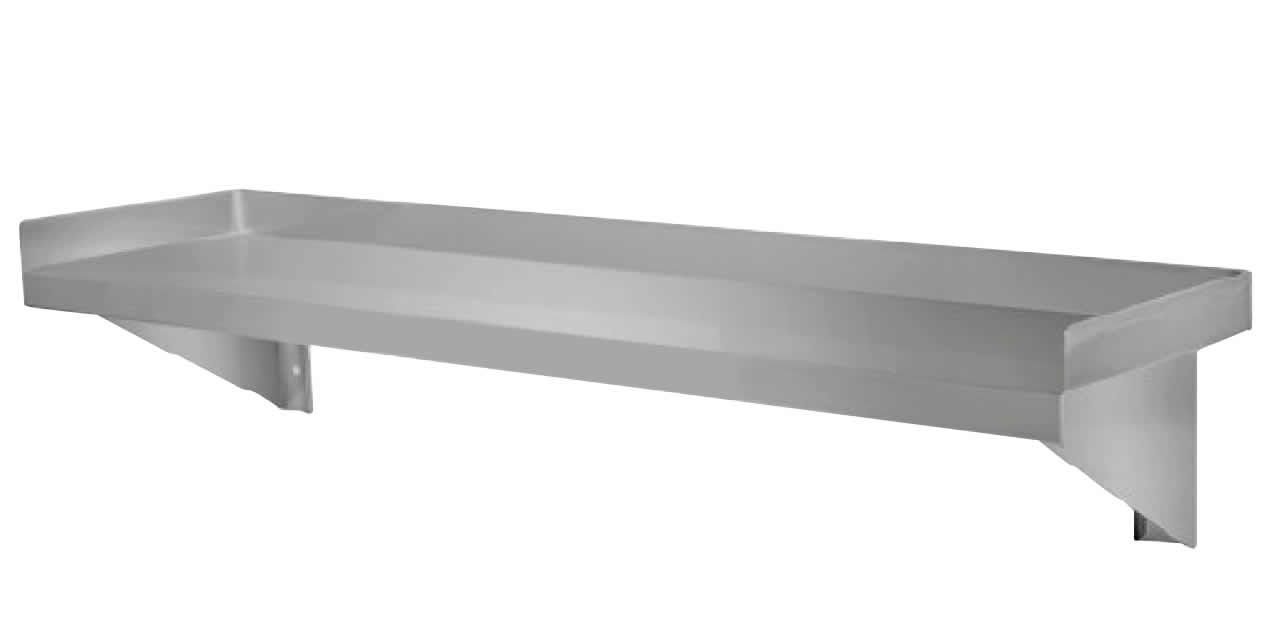 Simco SWS06 - Stainless Steel Solid Wall Shelf 600 x 300mm