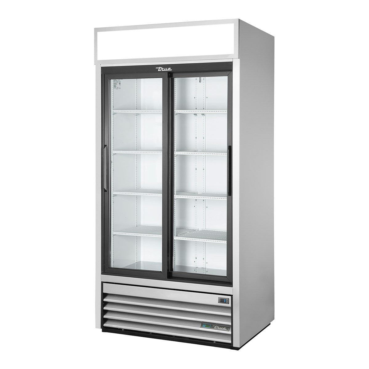 True GDM-33-HC-LD - 2 Sliding Glass Door Upright Display Fridge 1004mm 636L