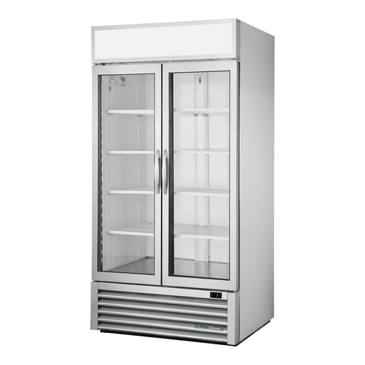 True GDM-35-HC - 2 Glass Door Upright Display Fridge 1004mm 636L