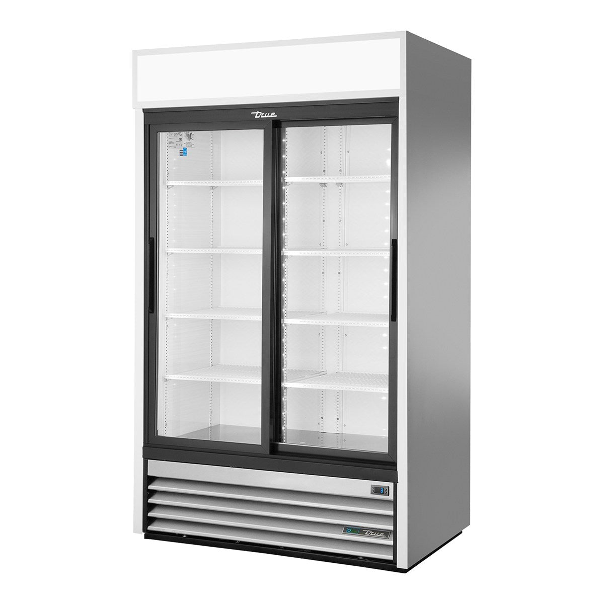 True GDM-41-HC-LD - 2 Sliding Glass Door Upright Display Fridge 1197mm 722L