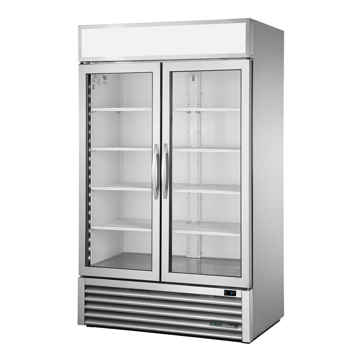 True GDM-43-HC - 2 Glass Door Upright Display Fridge 1197mm 756L