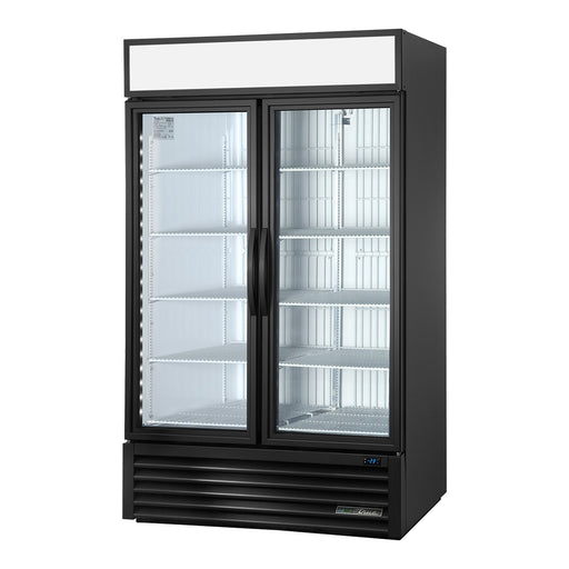 True GDM-43F-HC - 2 Glass Door Upright Display Freezer 1197mm 756L