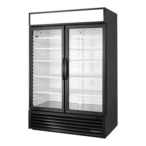 True GDM-49-HC - 2 Glass Door Upright Display Fridge 1375mm 914L