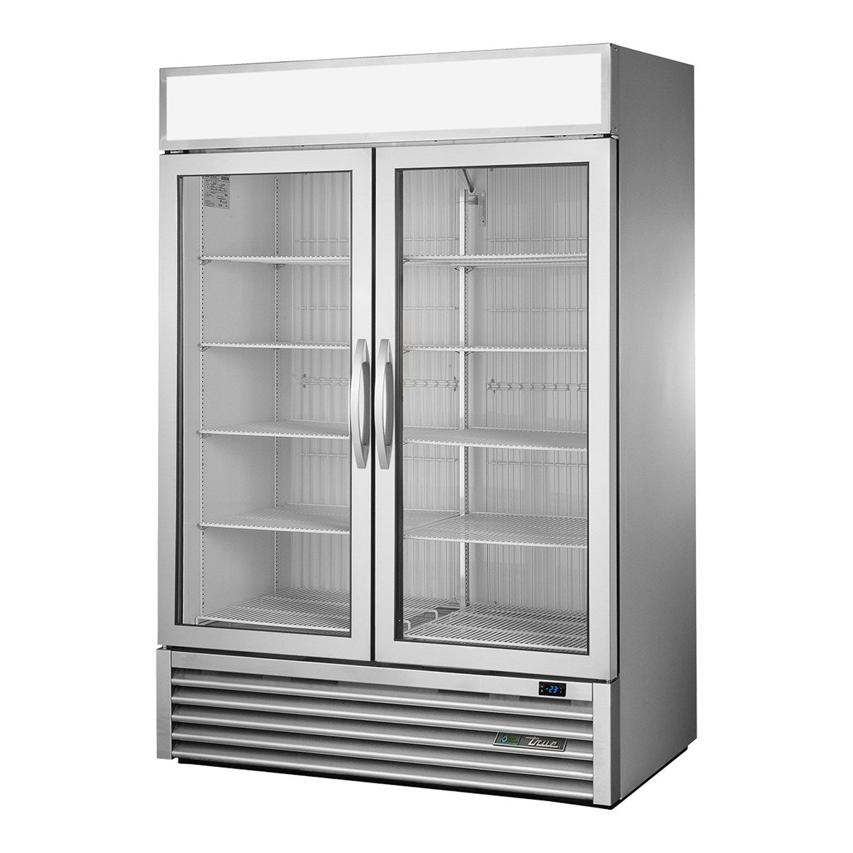 True GDM-49F-HC - 2 Glass Door Upright Display Freezer 1375mm 914L