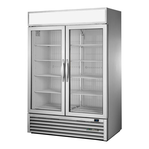 True GDM-49F-HC - 2 Glass Door Upright Display Freezer 1375mm 914L