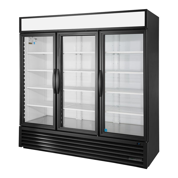 True GDM-72-HC - 3 Glass Door Upright Display Fridge 1985mm 1359L