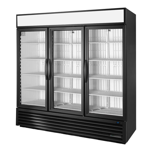 True GDM-72F-HC - 3 Glass Door Upright Display Freezer 1985mm 1359L