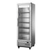 True T-15G-HC - 1 Glass Door Slimline Upright Fridge 632mm 290L