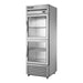 True T-23G-2-HC - 2 Half Glass Door Upright Fridge 686mm 438L