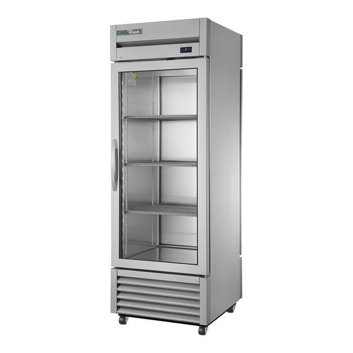 True T-23G-PT-HC - Pass-Through Upright Fridge, Glass Front Door, Solid Rear Door 686mm 438L