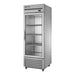 True T-23G-PT-HC - Pass-Through Upright Fridge, Glass Front Door, Solid Rear Door 686mm 438L