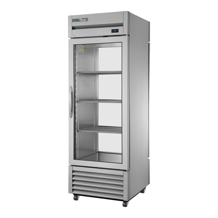 True T-23G-PT-HC 1G-1G - Pass-Through Upright Fridge, Glass Front Door, Glass Rear Door 686mm 438L