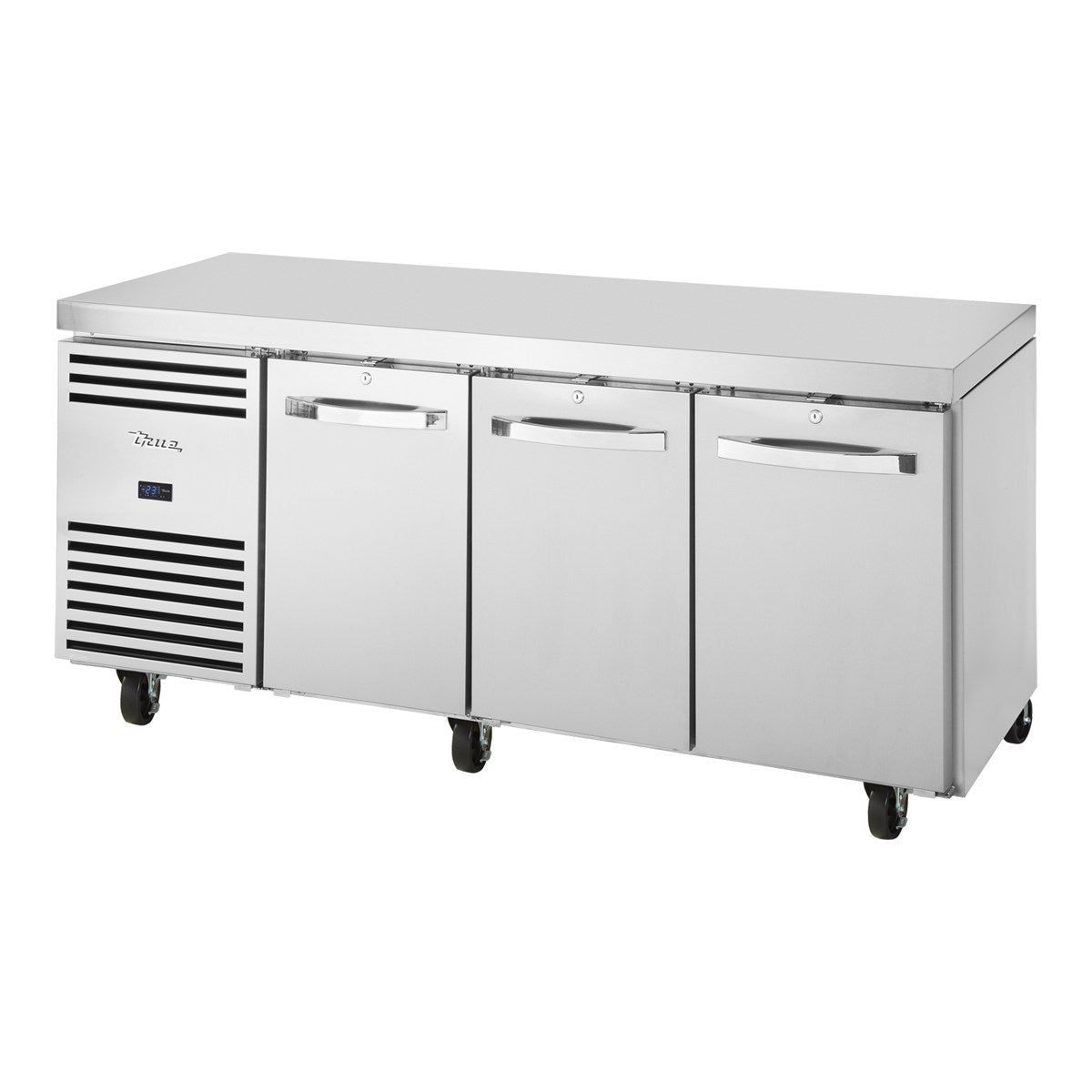 True TCF1/3-CL-SS-DL-DR-DR - 1/1 GN 3 Section Counter Freezer 1865mm 250L