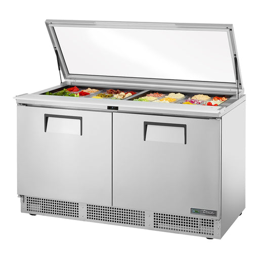 True TFP-64-24M-HC - 24 x 1/6 Pan Mega Top Salad Prep Fridge, 2 Door 1629mm
