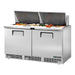 True TFP-64-24M-HC - 24 x 1/6 Pan Mega Top Salad Prep Fridge, 2 Door 1629mm