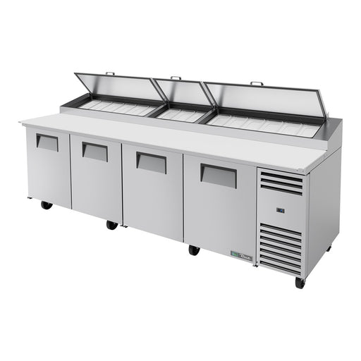 True TPP-AT-119-HC - 15 x 1/3 Pan Pizza Prep Fridge, 4 Door 3029mm