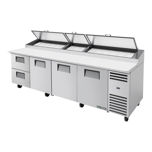 True TPP-AT-119D-2-HC - 15 x 1/3 Pan Pizza Prep Fridge, 2 Drawer + 3 Door 3029mm