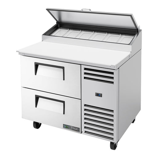 True TPP-AT-44D-2-HC - 6 x 1/3 Pan Pizza Prep Fridge, 2 Drawer 1133mm