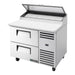 True TPP-AT-44D-2-HC - 6 x 1/3 Pan Pizza Prep Fridge, 2 Drawer 1133mm