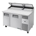True TPP-AT-60-HC - 8 x 1/3 Pan Pizza Prep Fridge, 2 Door 1531mm