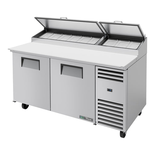 True TPP-AT-67-HC - 9 x 1/3 Pan Pizza Prep Fridge, 2 Door 1709mm