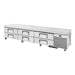 True TRCB-110-HC - 6 Drawer Refrigerated Chef Base 2794mm