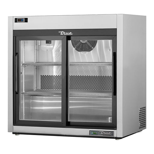 True TSD-09G-HC-LD - Countertop 2 Sliding Glass Door Display Fridge 913mm 140L