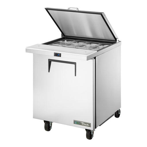 True TSSU-27-12M-C-HC - 12 x 1/6 Pan Mega Top Salad Prep Fridge, 1 Door 702mm