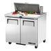 True TSSU-36-08-HC - 8 x 1/6 Pan Salad Prep Fridge, 2 Door 924mm