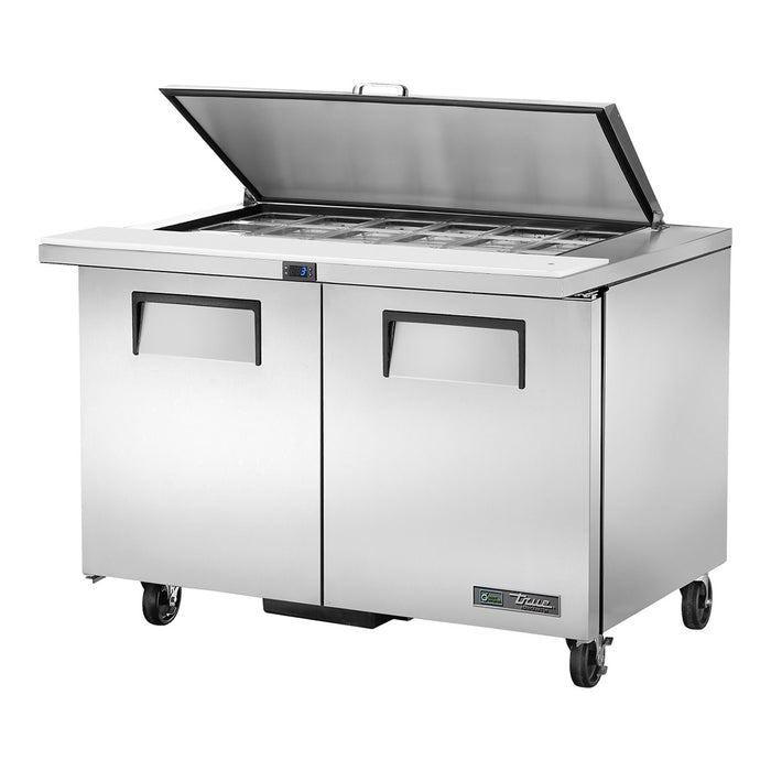 True TSSU-48-18M-B-HC - 18 x 1/6 Pan Mega Top Salad Prep Fridge, 2 Door 1229mm
